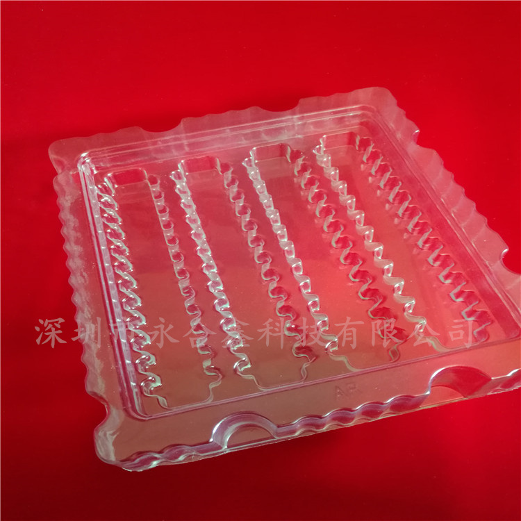 透明防靜電吸塑托盤 吸塑周轉(zhuǎn)盤